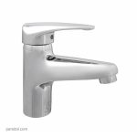 شیر روشویی پایه کوتاه قهرمان مدل اسپانیایی کروم