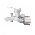 شیر حمام قهرمان مدل آبشار2 کروم