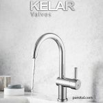 شیر روشویی علم دار کلار مدل آبشار کروم