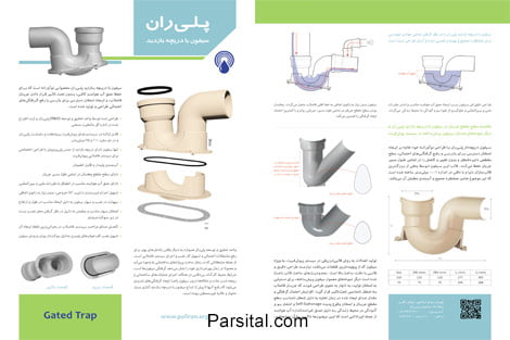 کاتالوگ سیفون های پلی ران