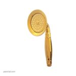 گوشی حمام آتریسا مدل ویولت طلا براق