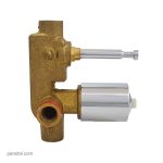 شیرمرکزی (بدنه) حمام توکار کی دبلیو سی تیپ 3-4 کروم