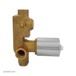 شیرمرکزی (بدنه) توالت-حمام (تیپ 1-2) توکار کروم کی دبلیو سی