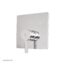 لوازم (متعلقات) حمام توکار کی دبلیو سی مدل آوا تیپ 1 با سردوش استیل 25cm کروم