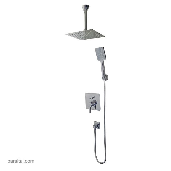 لوازم حمام توکار کی دبلیو سی آوا تیپ 3 s25 کروم