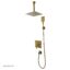 لوازم (متعلقات) حمام توکار کی دبلیو سی مدل آوا طلا pvd تیپ 3 (سردوش 25cm)
