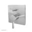 لوازم (متعلقات) حمام توکار کی دبلیو سی مدل آوا کروم مات تیپ 4 یونیورسال با سردوش استیل 25cm
