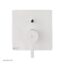 لوازم (متعلقات) حمام توکار کی دبلیو سی مدل آوا تیپ 4 با سردوش 30cm سفید
