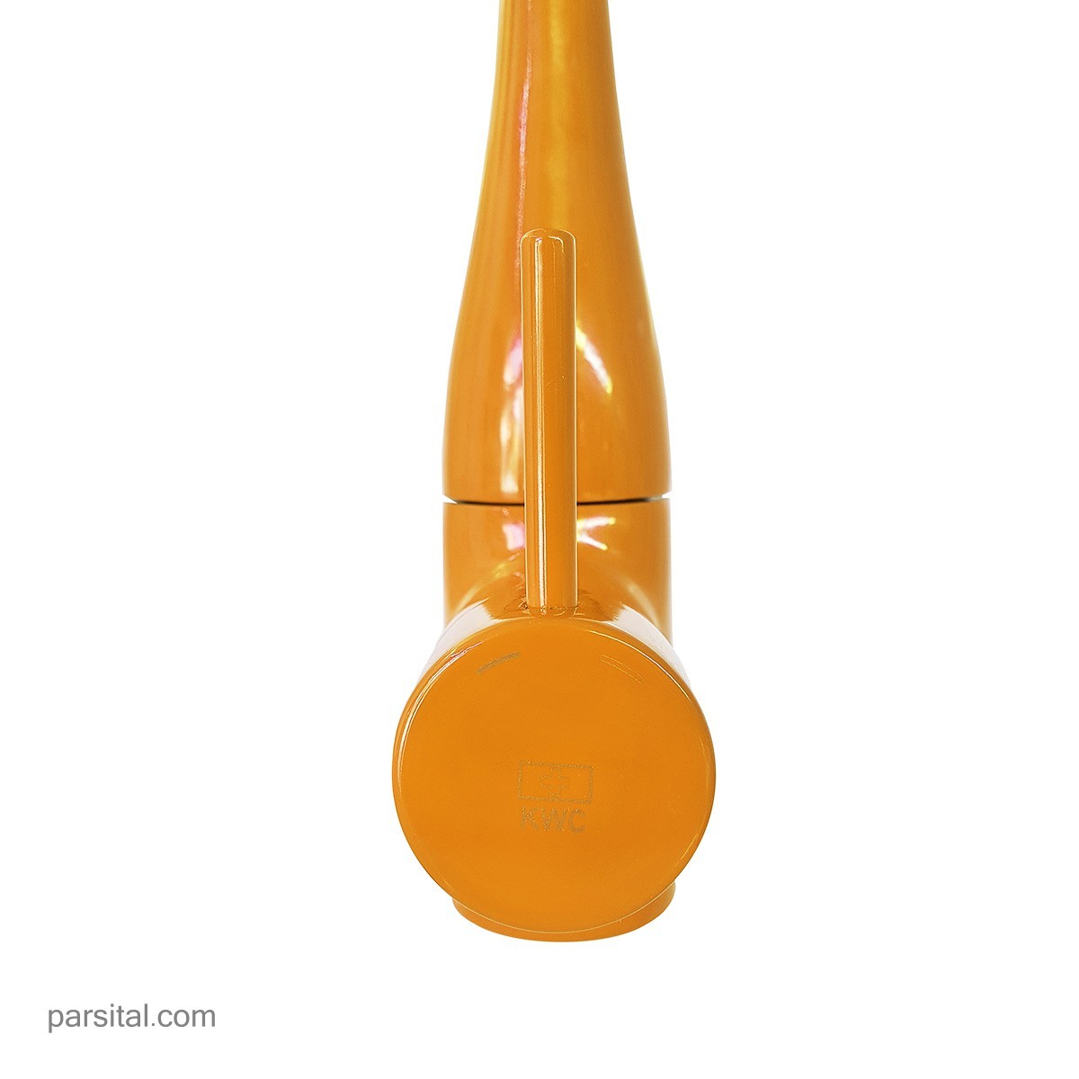 شیر آشپزخانه شلنگدار - چراغدار مدل ایو نارنجی کی دبلیوسی
