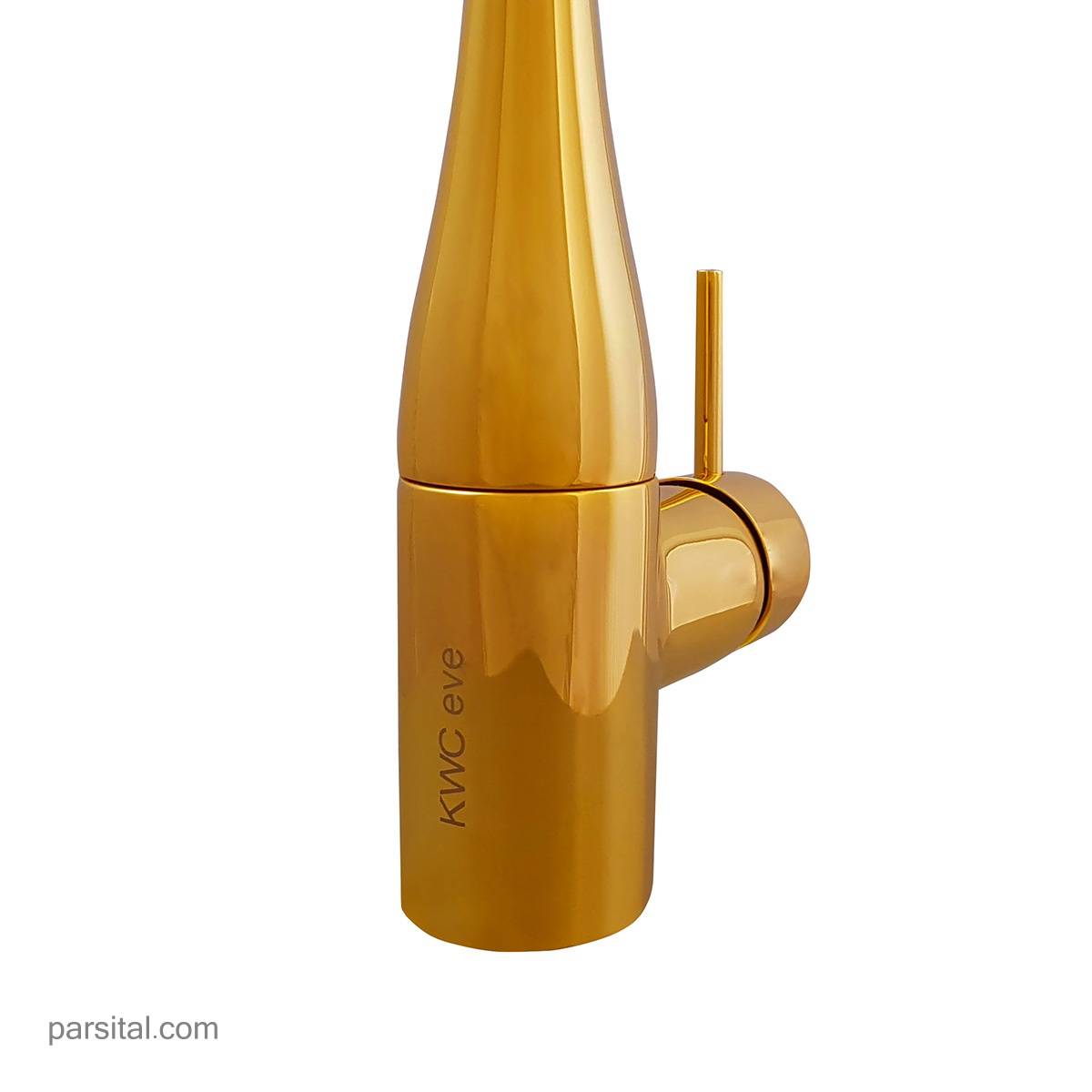 شیر ظرفشویی شلنگدار - چراغدار کی دبلیو سی مدل ایو طلامات