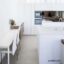 شیر آشپزخانه شلنگدار - چراغدار مدل ایو سفید کی دبلیوسی