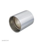 کاور (بوش برنجی) توکار 40mm کروم کی دبلیو سی