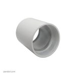 کاور (بوش برنجی) توکار 40mm سفید کی دبلیو سی