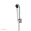لوازم (متعلقات) حمام توکار کی دبلیو سی مدل زو تیپ 4 با سردوش استیل 25cm و گوشی فیت ایر کروم