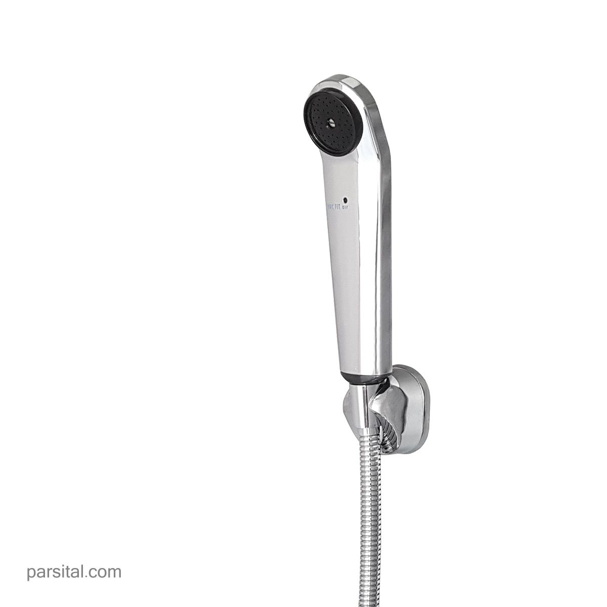 لوازم (متعلقات) حمام توکار کی دبلیو سی مدل زو تیپ 4 با سردوش استیل 25cm و گوشی فیت ایر کروم