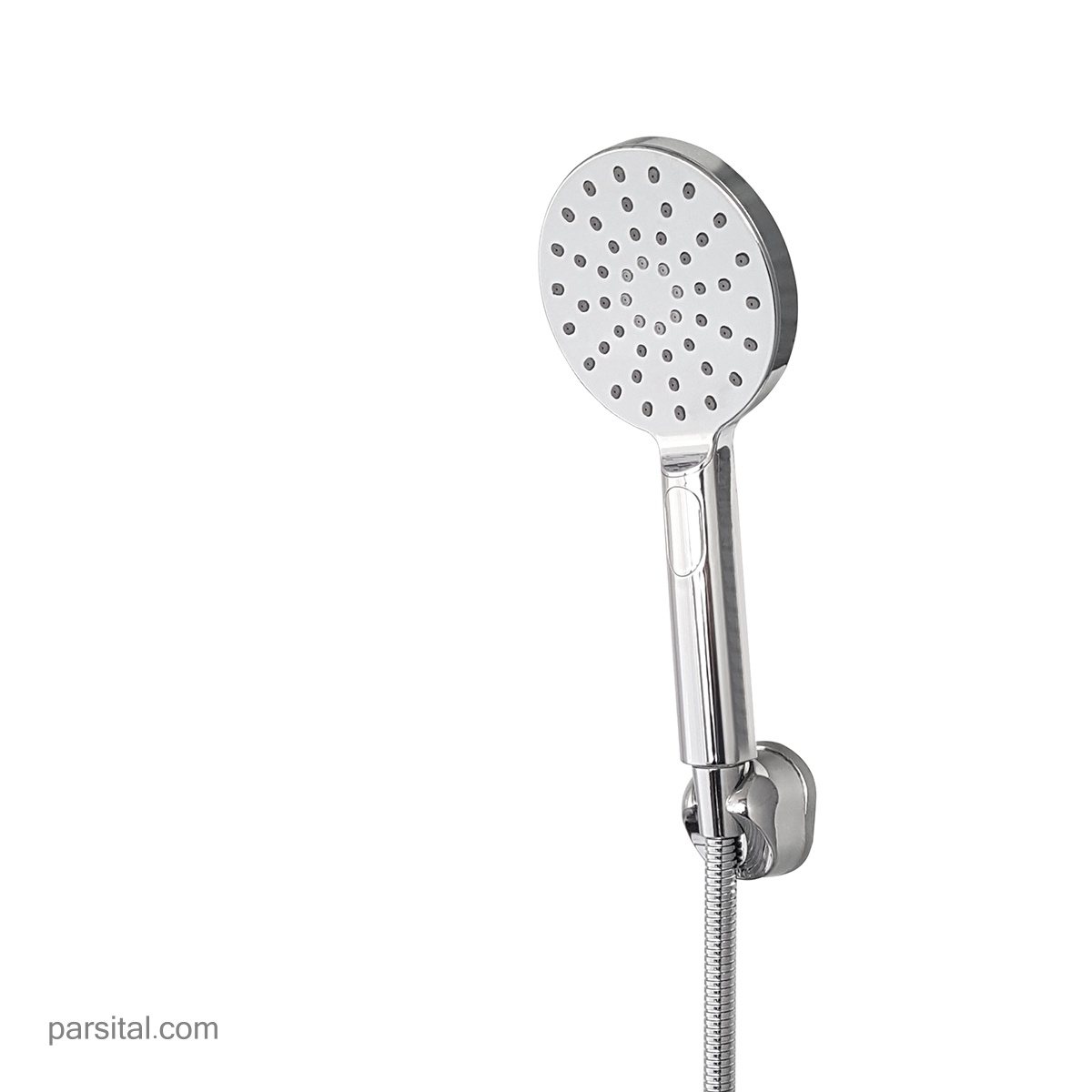 لوازم (متعلقات) حمام کی دبلیو سی مدل زو مشکی تیپ 3 با سردوش استیل 25cm