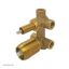 شیرمرکزی (بدنه) حمام توکار نوبل طلا مات تیپ 4 (دایورتوردار - جعبه دار)