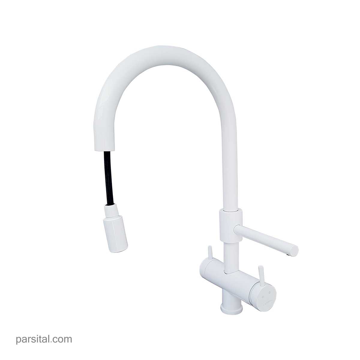 شیر ظرفشویی شاوری دومنظوره (تصفیه) نوبل مدل فونیکس سفید