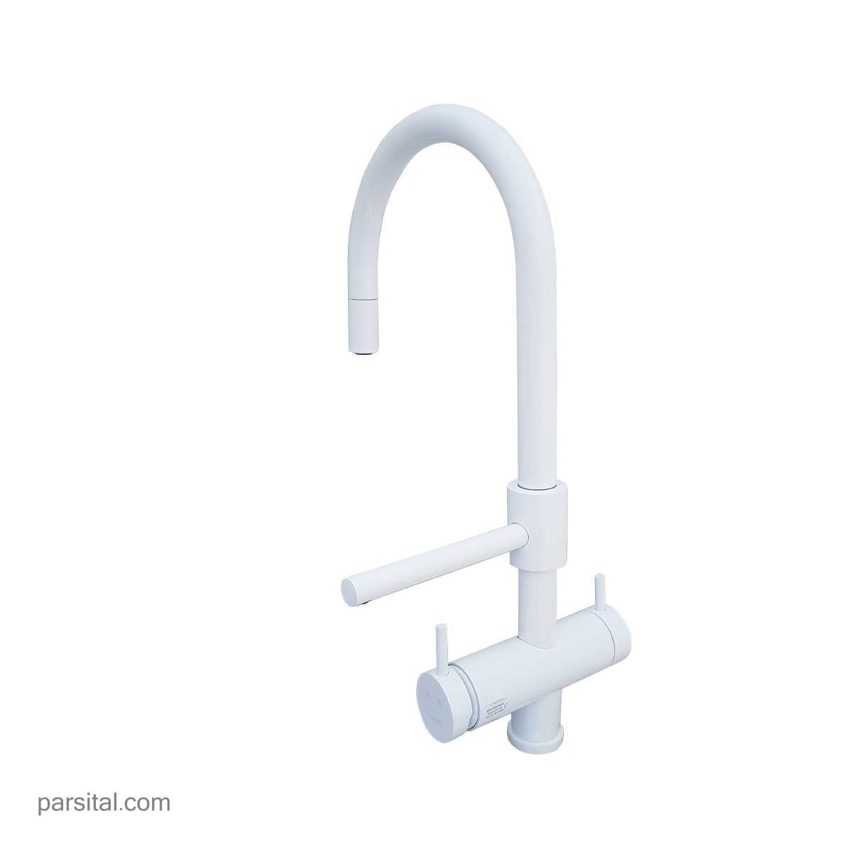 شیر ظرفشویی شاوری دومنظوره (تصفیه) نوبل مدل فونیکس سفید