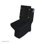 توالت فرنگی رسی مدل لاریسا مشکی