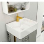 کابینت روشویی ورتا لیما طوسی تیره - کرم