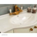 کابین تک روشویی ورتا مدل وندا سفیدمات